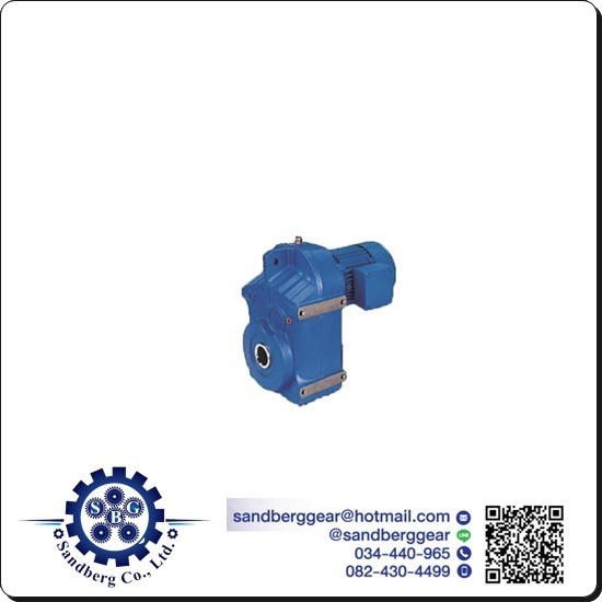 แซนด์เบิร์ก จำหน่ายมอเตอร์อุตสาหกรรม - เกียร์แบบเฟืองเฉียง