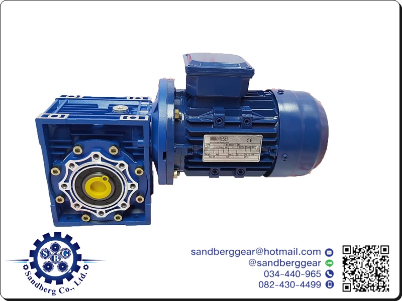 มอเตอร์วอร์มเกียร์ NIESEI Worm gear speed reducer with motor